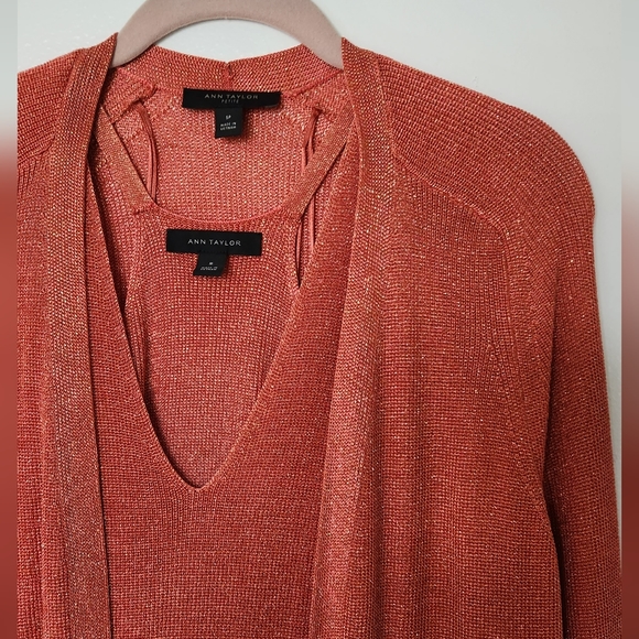 Ann Taylor Two Piece Cami and Cardigan - Picture 1 of 15